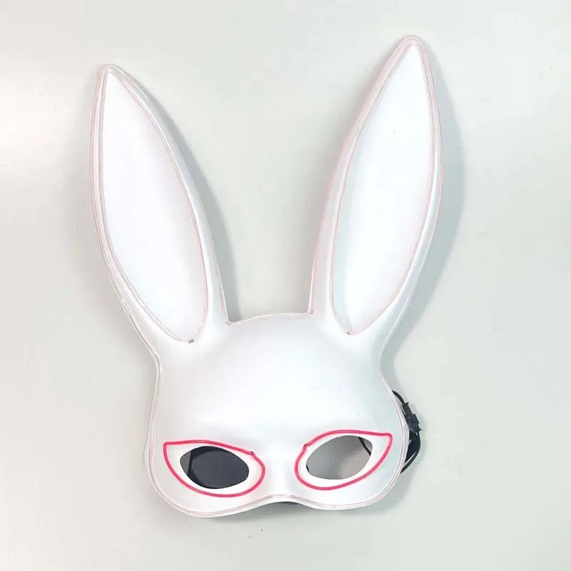 Máscara bunny led