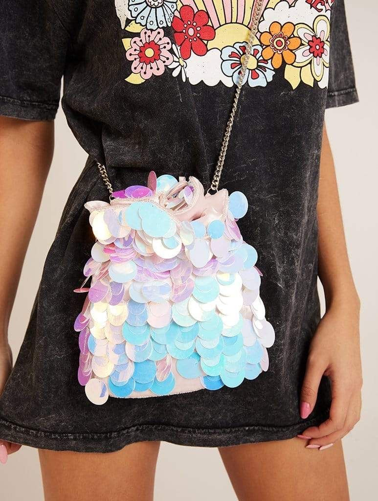 Bolsinha saco sereia