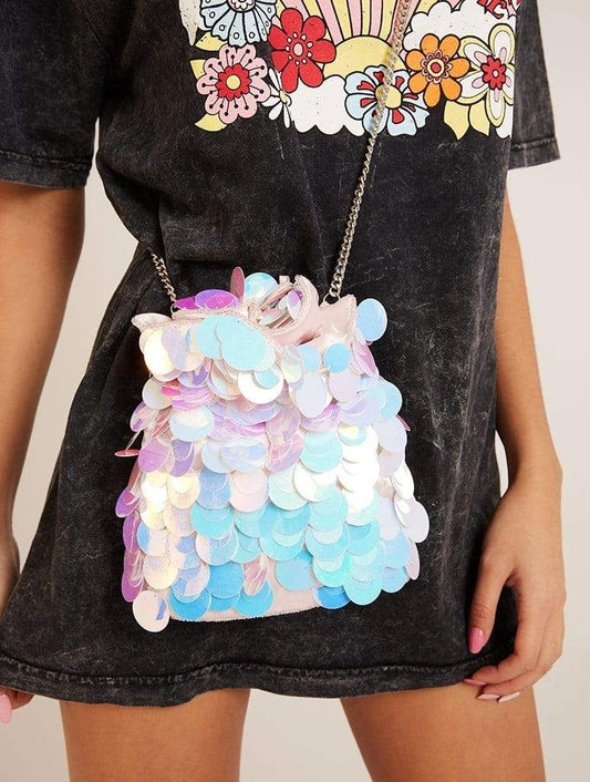 Bolsinha saco sereia