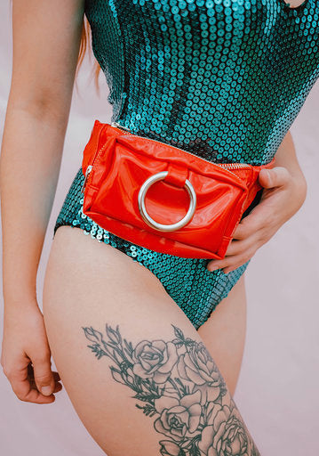 Pochete vinil red