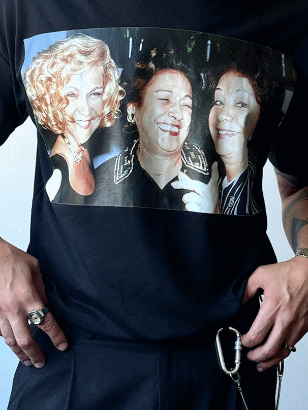 Camiseta oversized hebe and friends