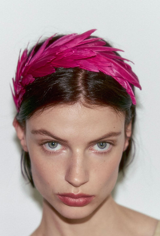 Tiara magenta aplicação