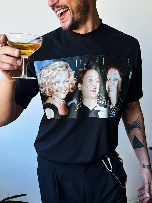 Camiseta oversized hebe and friends