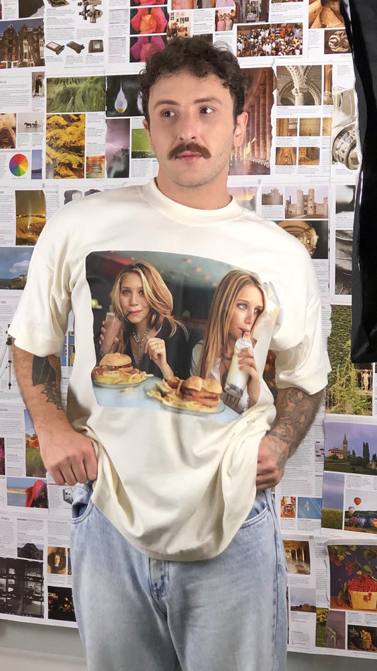 Camiseta off oversized manas Olsen