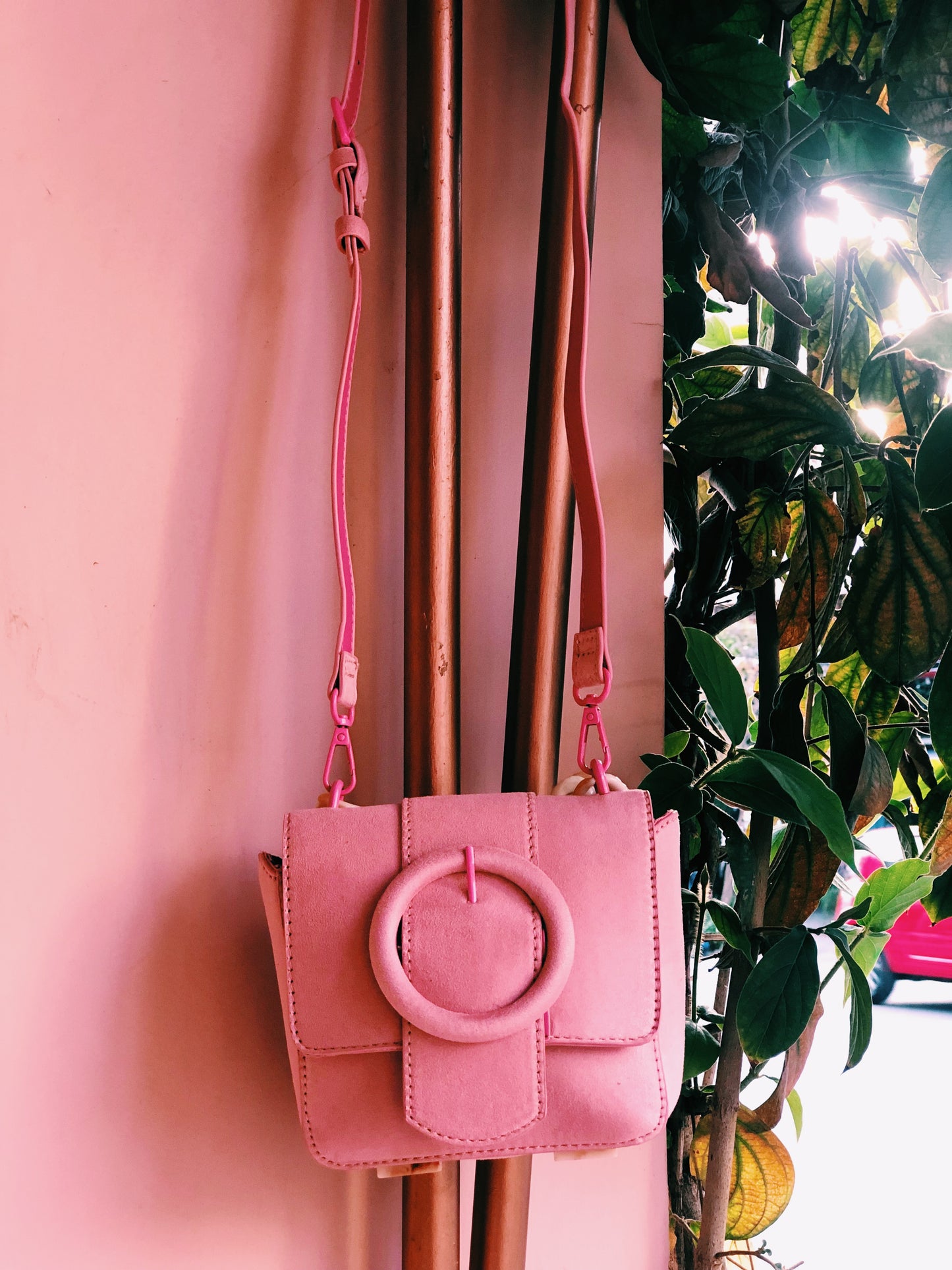 Bag rosinha chiclete