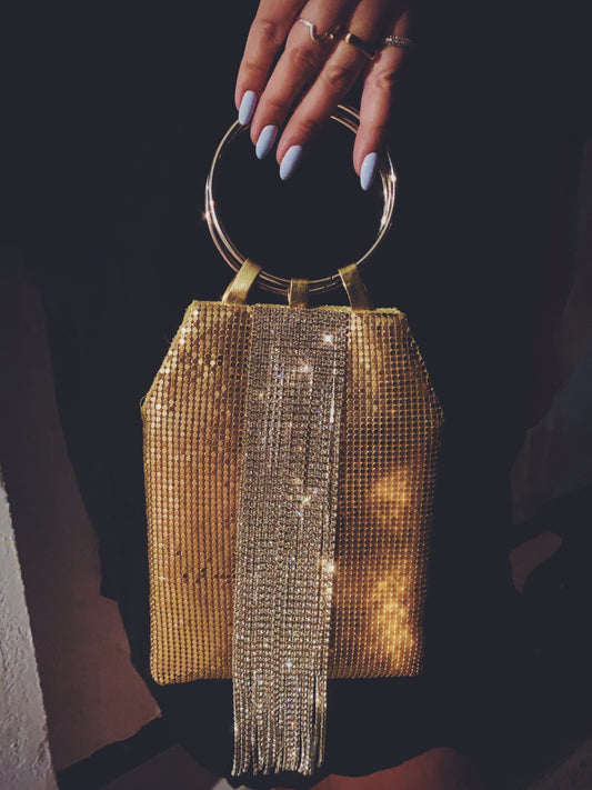 Bolsa malha metálica