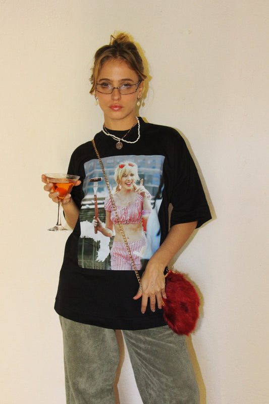 Camiseta oversized Samantha bbq