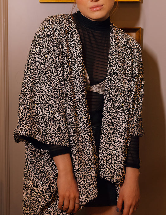 Kimono pb paetê